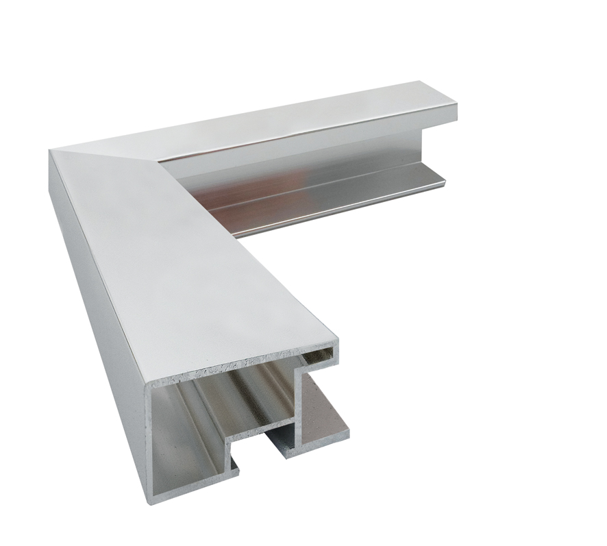 Aluminium picture frame mouldings X860