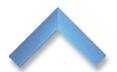 Blue chevron up arrow icon