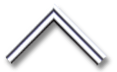White chevron arrow up icon on black background