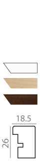 Nordic Wood Picture Frame 18.5×26