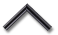 Silver chevron arrow icon pointing up on black background