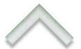 White chevron arrow pointing upwards on a black background
