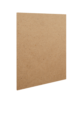 MDF 2.5 mm Back cut to size, natural