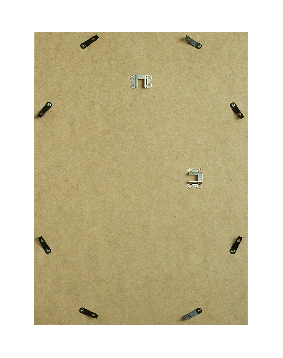 MDF Back with turning clips for aluminium/plastic frames (small profiles)