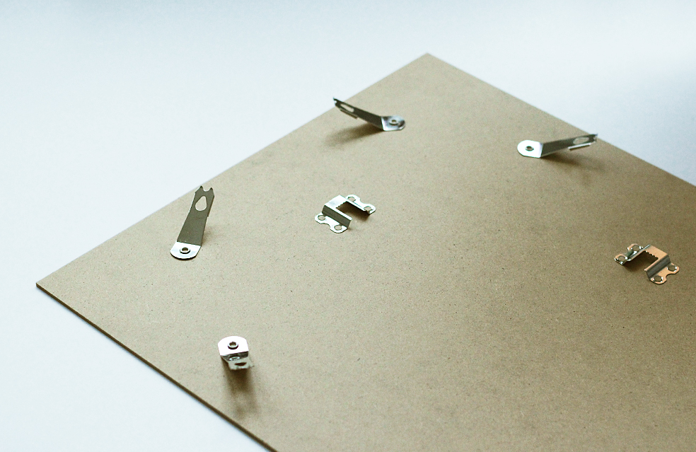 MDF Backs with turning clips for wood frames, FSC certified