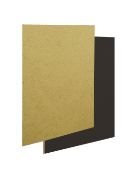 MDF 2.5 mm Back cut to size, FSC certified