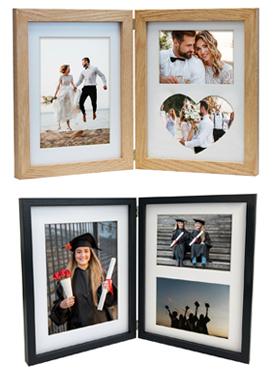 Double Picture Frames with Photo Collage Matboards