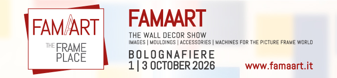 FamaArt The Wall Decor Show banner for BolognaFiere October 2026
